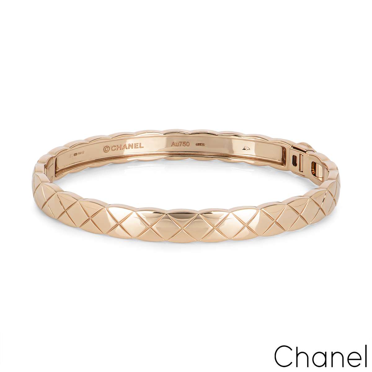 Chanel Beige / Rose Gold Coco Crush Bracelet J11333